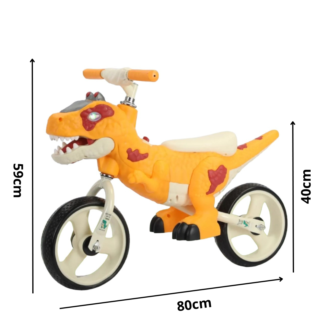 Bicicleta de equilibrio Tiranosaurio Rex con luces y sonido