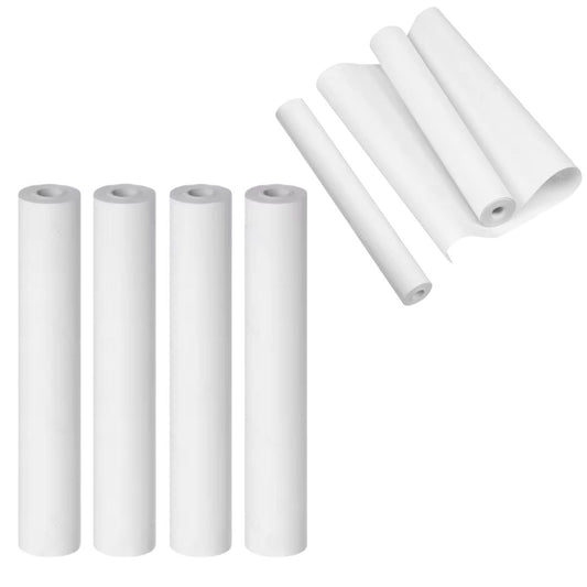 Pck 4 Rollos Térmicos A4 Papel Blanco Para Impresora Térmica