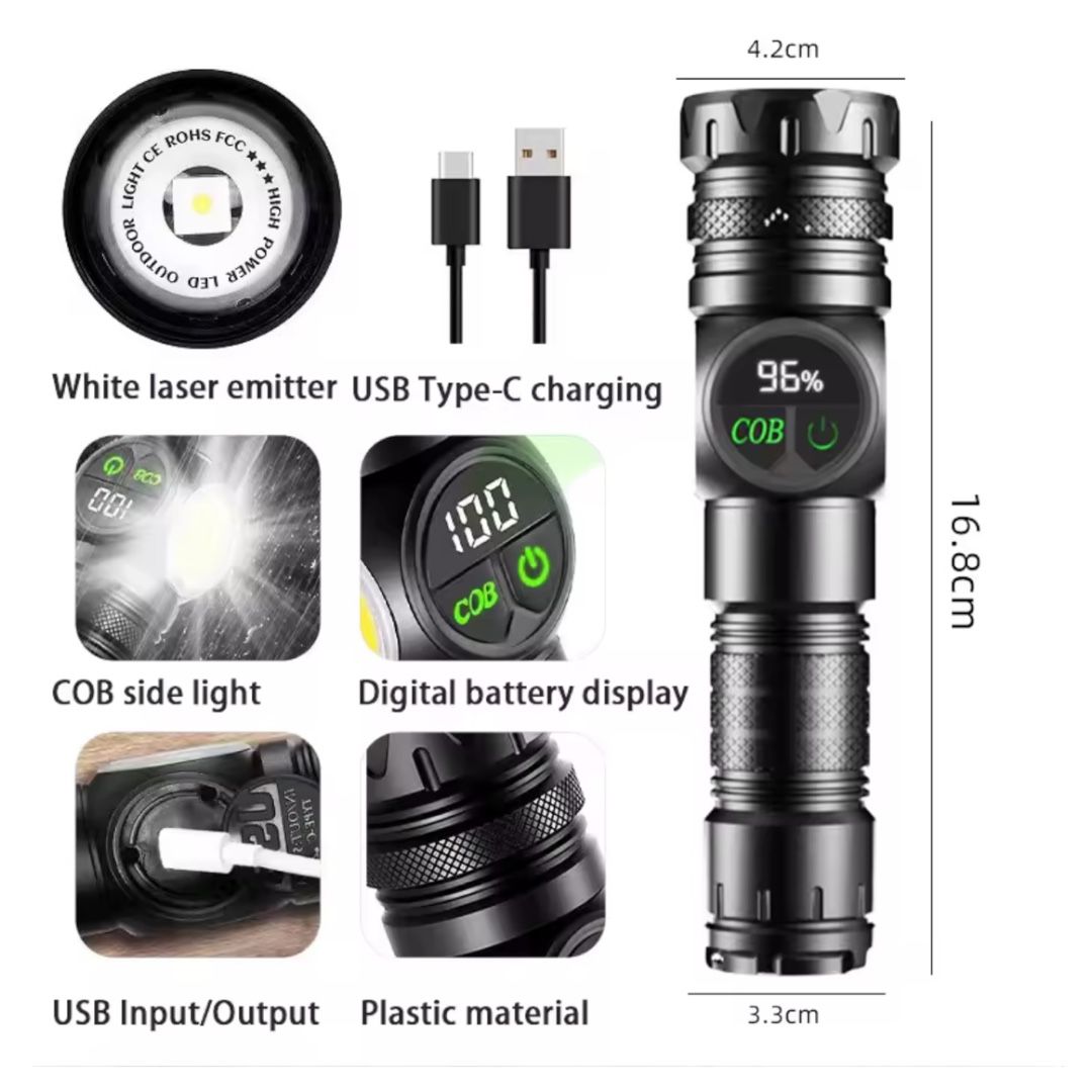 Linterna Táctica Led luz Blanca