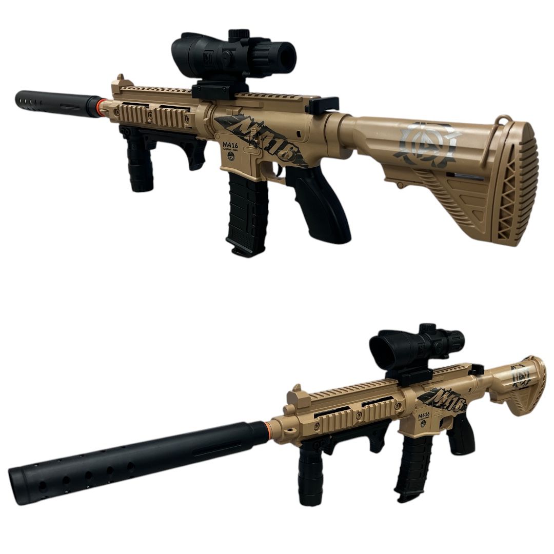 Juguete Fusil Lanza Dardos M416 Simuladora Con Casquillos - 323AB