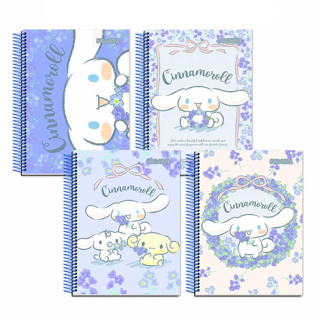 Pack 6 cuadernos Cinnamoroll Proarte 3 materias 150H 7mm