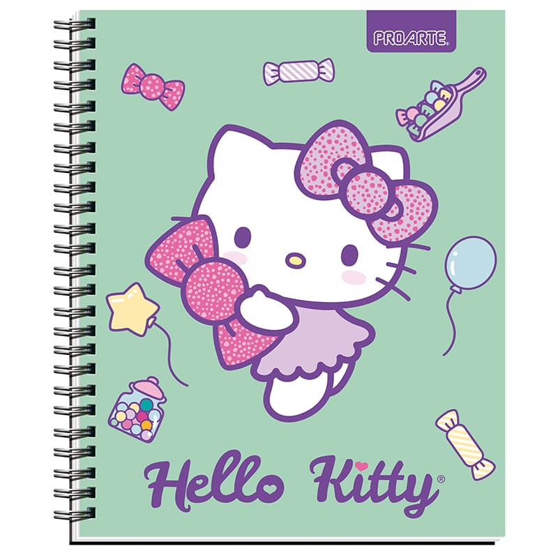 CUAD. UNIV PROARTE TED/ ED HELLO KITTY 100 HJ 7MM