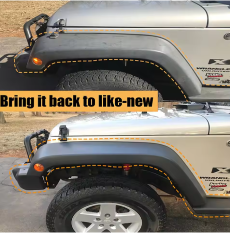 Restaurador de plástico de larga duración