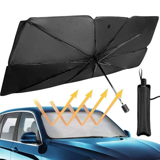 Para sol de auto tipo sombrilla parabrisas