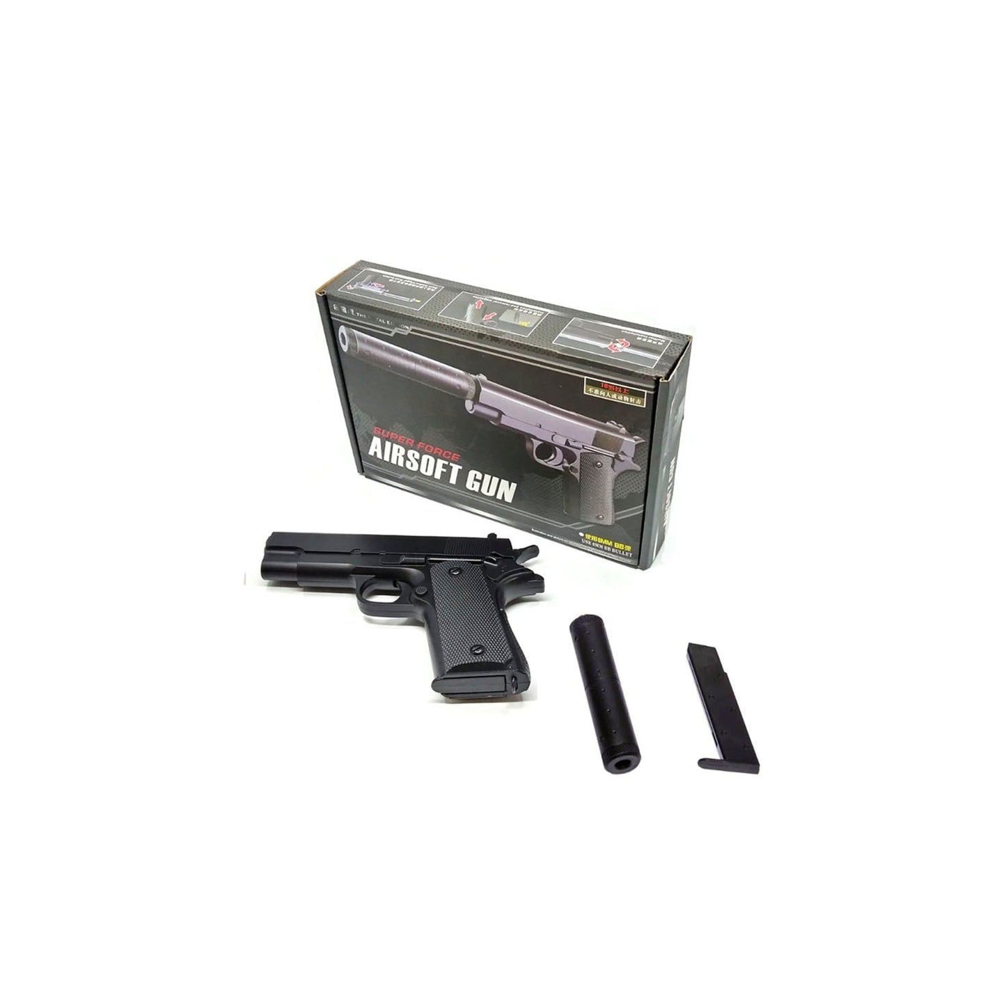 Pistola Semi Metalica V2 Airsoft