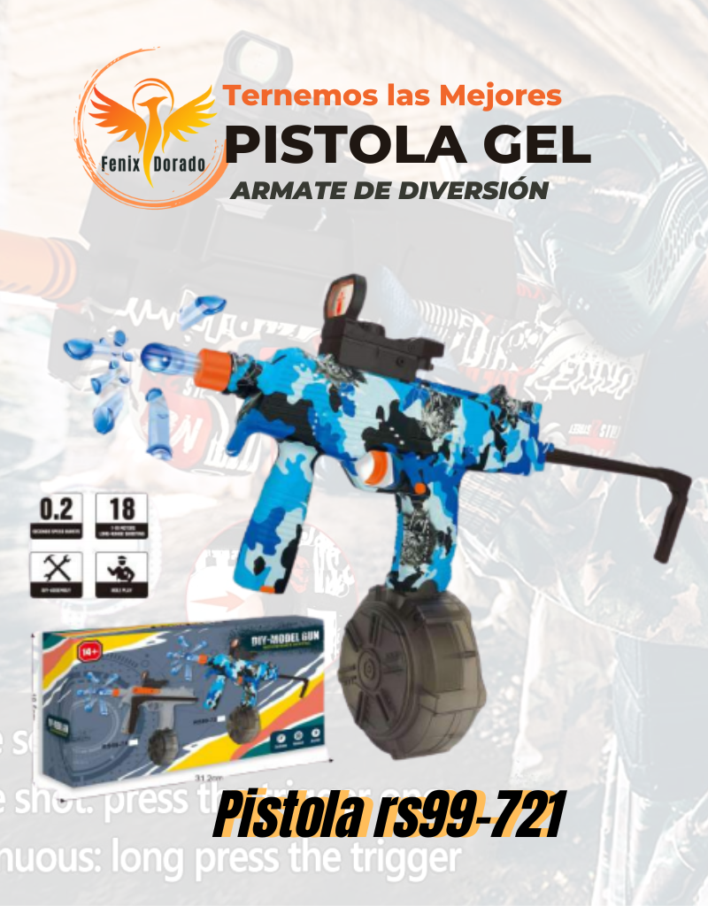 PISTOLA GEL RS99-72 – Fenix Dorado