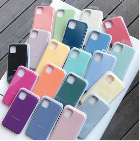 Fundas de silicona líquida cuadradas originales para iPhone ,Samsung,Motorola,,,