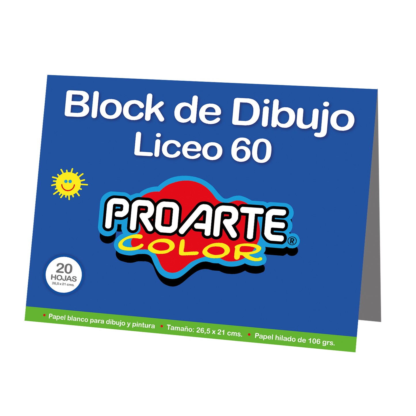 BLOCK PROARTE LICEO 106 GR. 20 HJS.26,5x21cm