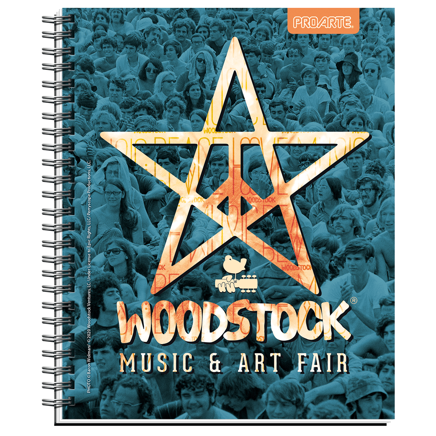 CUAD. UNIV PROARTE TED/ ED WOODSTOCK CLASSIC 100H