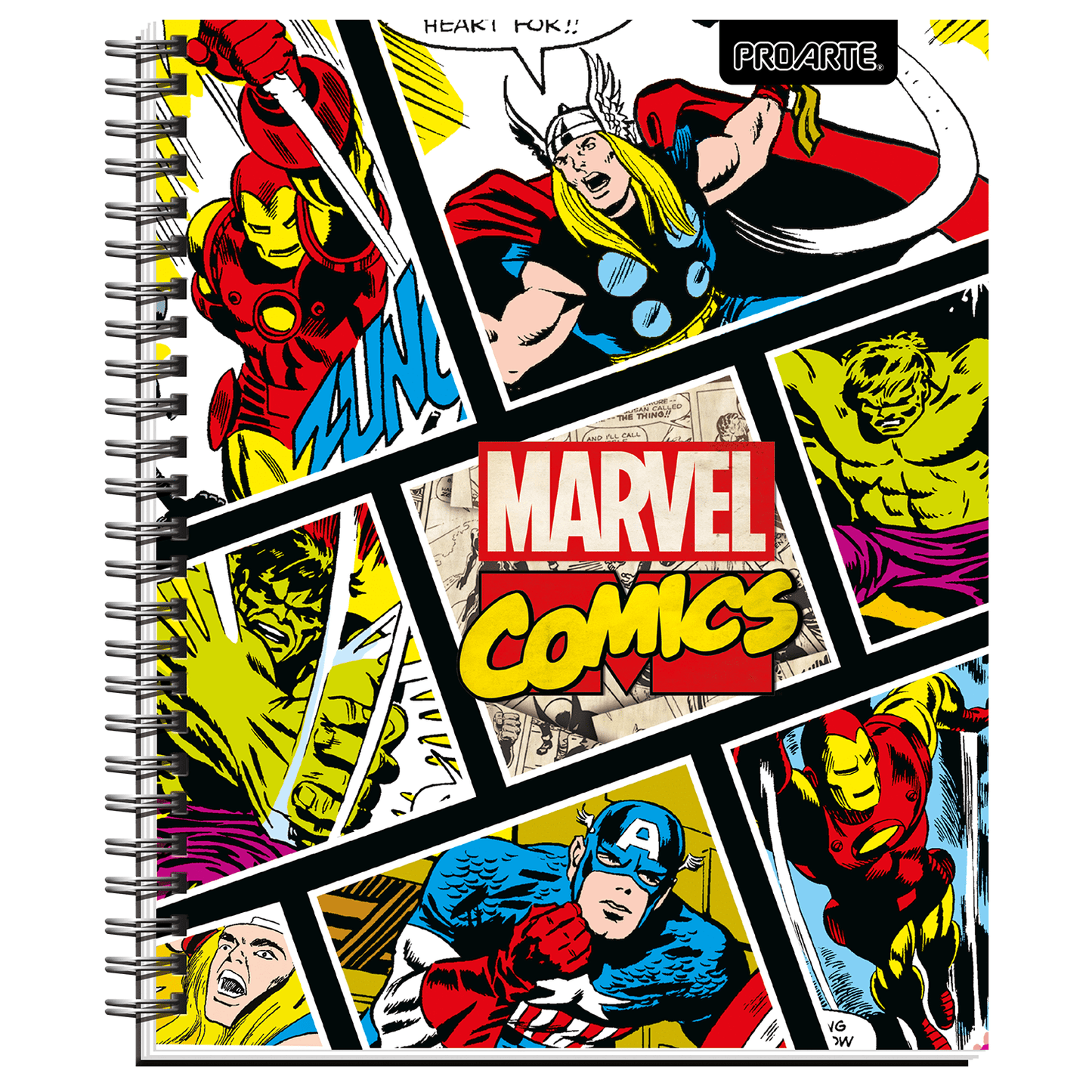 CUAD. UNIV PROARTE TED/ ED MARVEL COMICS 100 HJ 7M