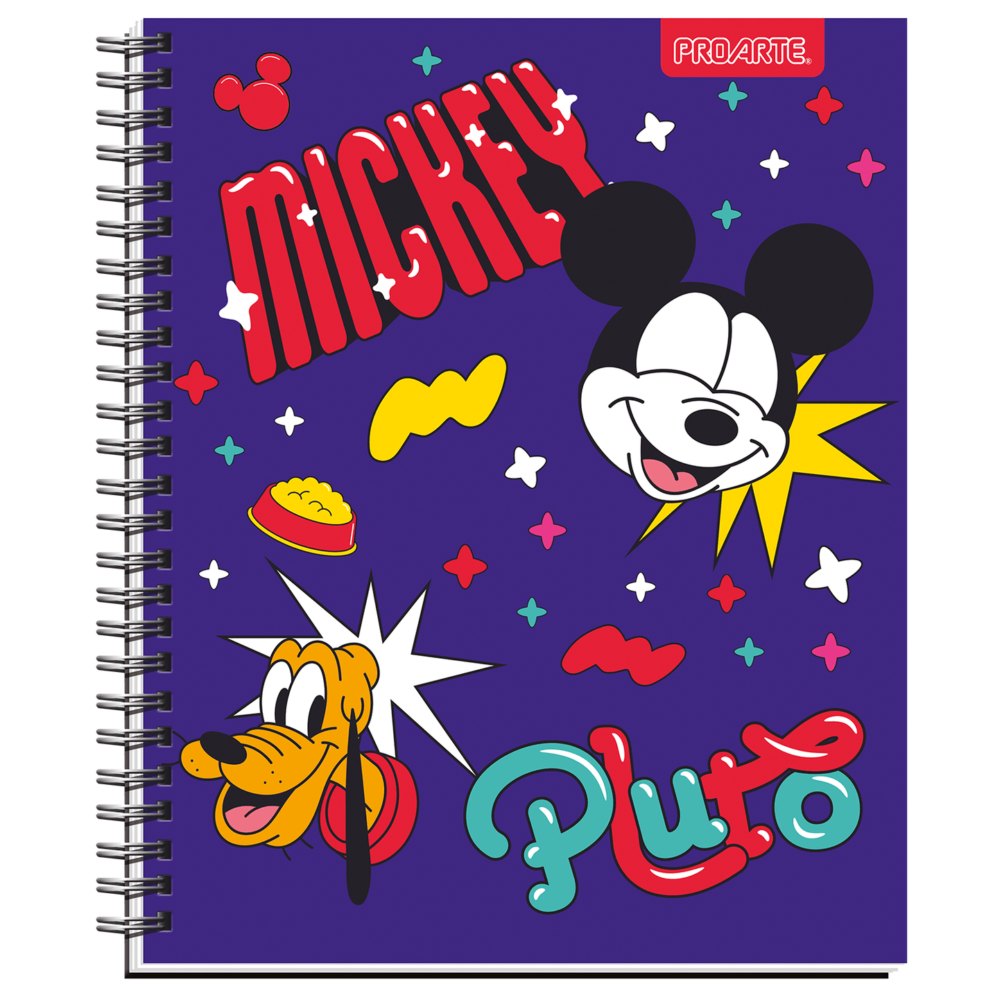 CUAD. UNIV PROARTE TED/ ED MICKEY NIÑO 100 HJ 7MM