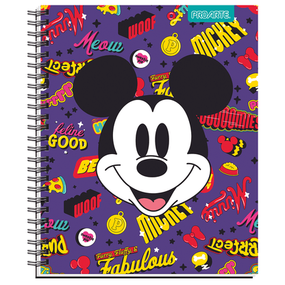 CUAD. UNIV PROARTE TED/ ED MICKEY NIÑO 100 HJ 7MM