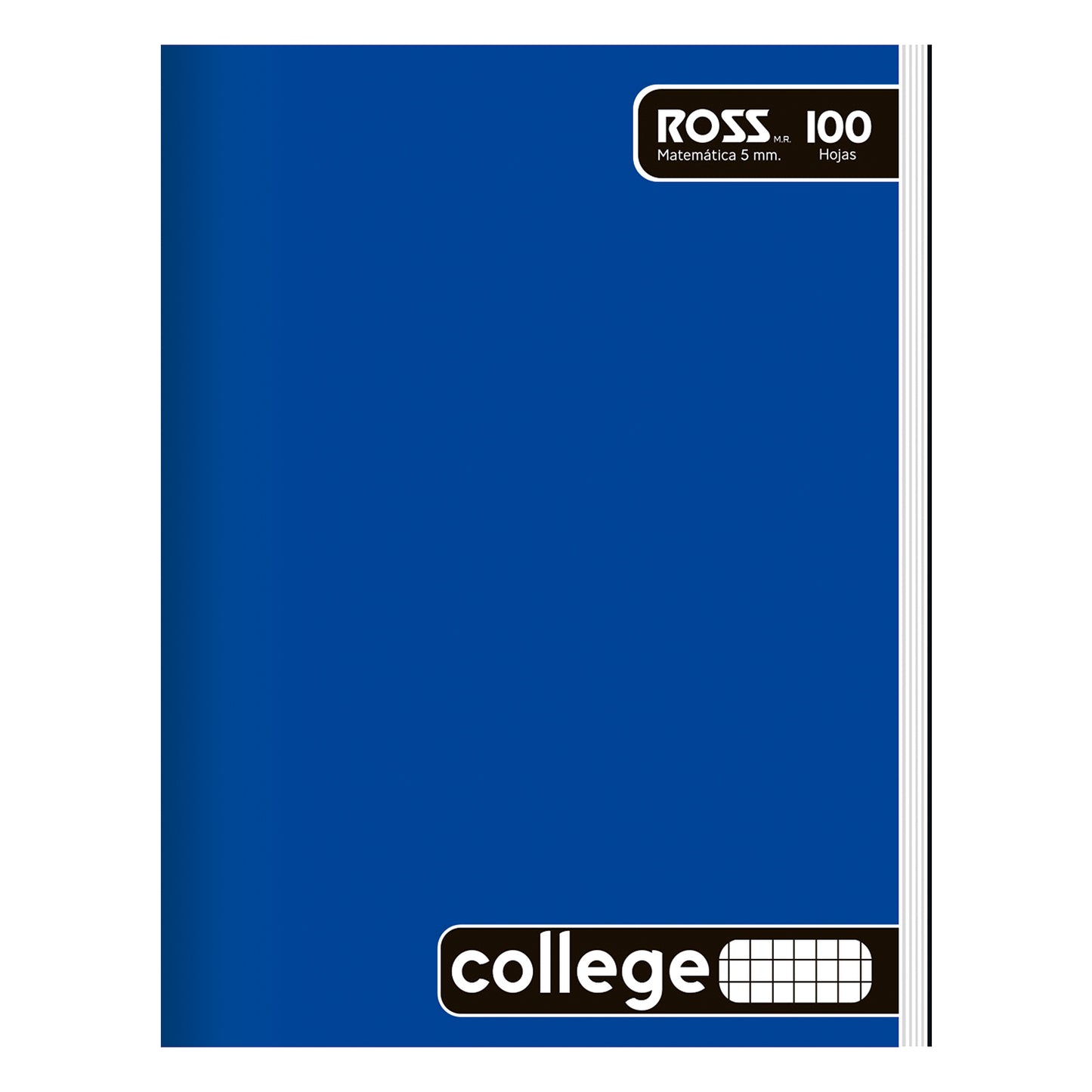 CUAD.ROSS COLLEGE LISO 100 HJ  5MM