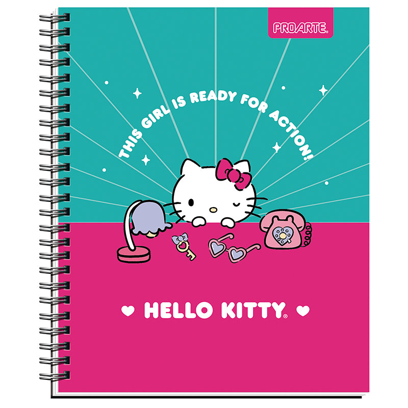 CUAD. UNIV PROARTE TED/ ED HELLO KITTY 100 HJ 7MM