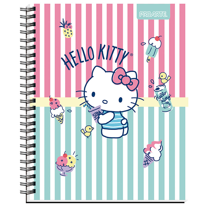 CUAD. UNIV PROARTE TED/ ED HELLO KITTY 100 HJ 7MM