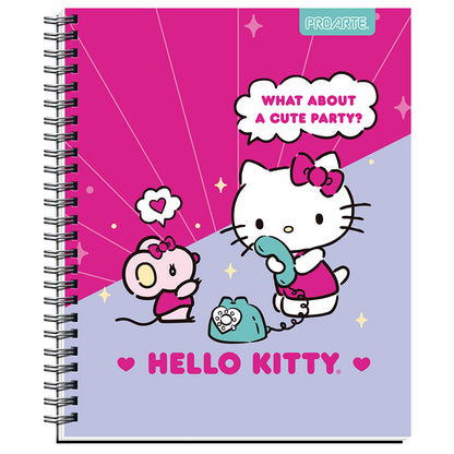 CUAD. UNIV PROARTE TED/ ED HELLO KITTY 100 HJ 7MM