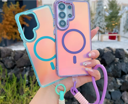 Carcasa con Cambio de Color Deslumbrante para MagSafe IP18 PRO , IP18 PRO MAX