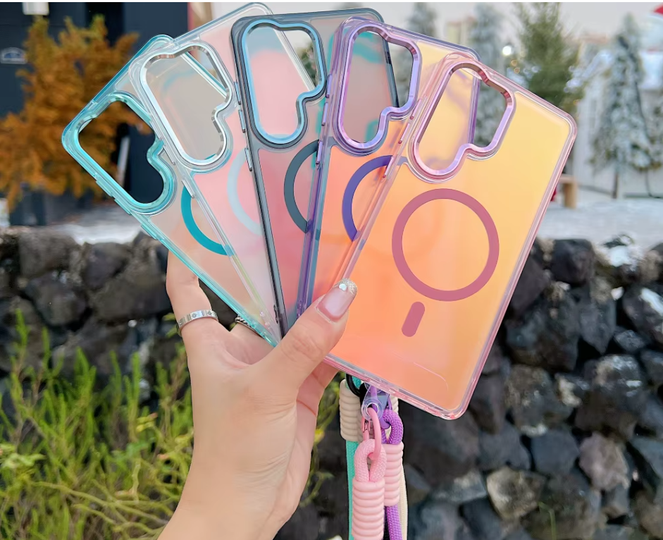 Carcasa con Cambio de Color Deslumbrante para MagSafe IP18 PRO , IP18 PRO MAX