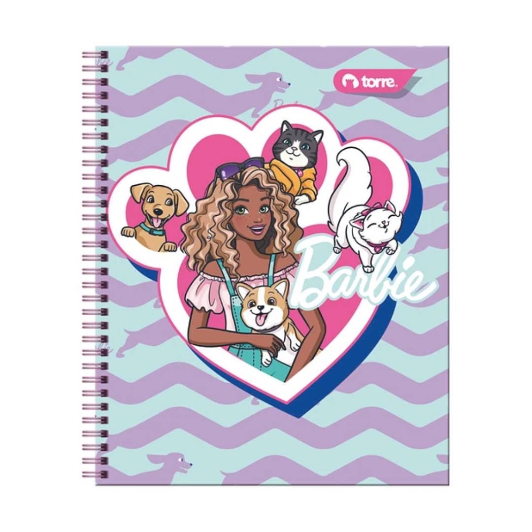 Pack 10 cuadernos Barbie Torre 100H 7mm