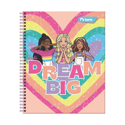Pack 10 cuadernos Barbie Torre 100H 7mm