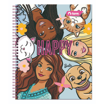 Pack 10 cuadernos Barbie Torre 100H 7mm