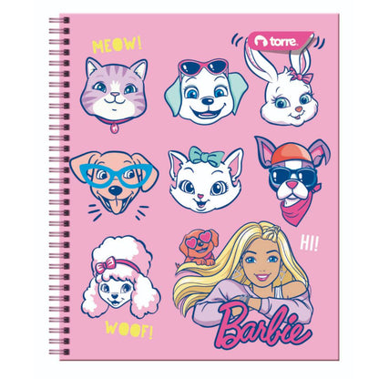 Pack 10 cuadernos Barbie Torre 100H 7mm