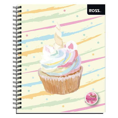 Pack 10 cuadernos ROSS Candy World 100H 7mm