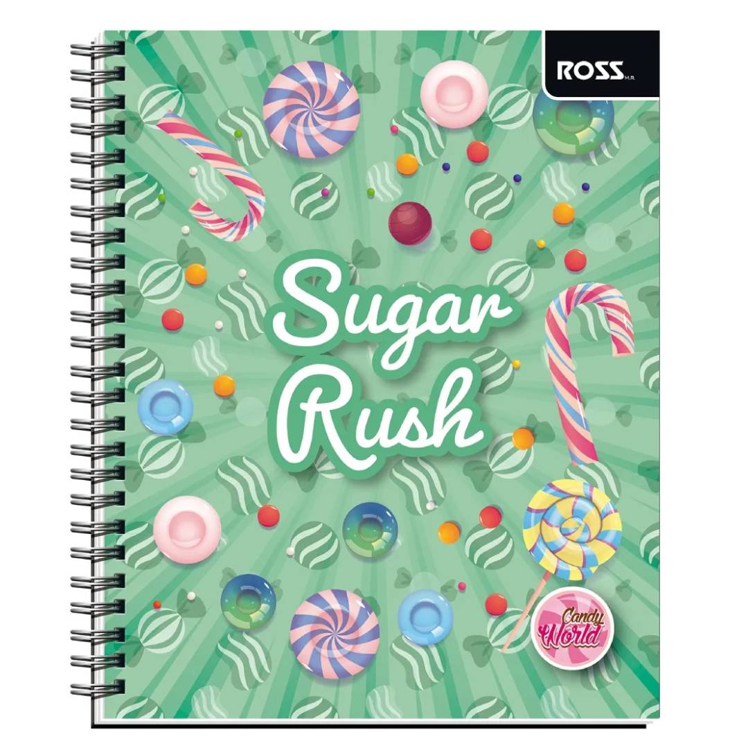 Pack 10 cuadernos ROSS Candy World 100H 7mm