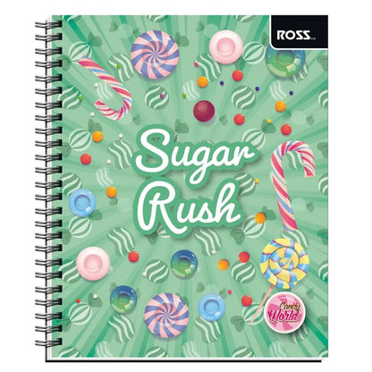 Pack 10 cuadernos ROSS Candy World 100H 7mm