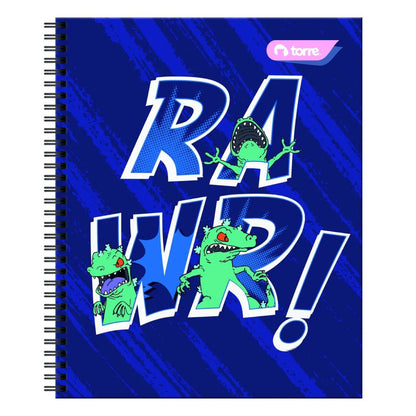 Pack 10 cuadernos Dino World Torre 100H 7mm