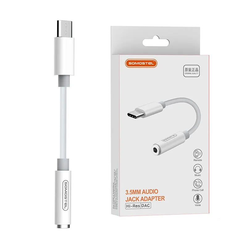 Adaptador Lightning a Jack 3.5mm SMS-BZ02