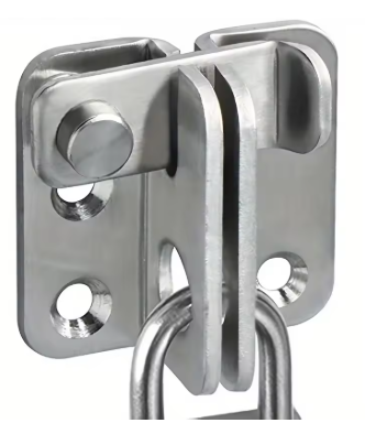 Pestillos de puerta abatibles, pestillo de perno deslizante, cerradura de puerta de seguridad para gabinete de Granero, jaula para mascotas, jardín, baño, garaje, ventana deslizante, 1 ud.