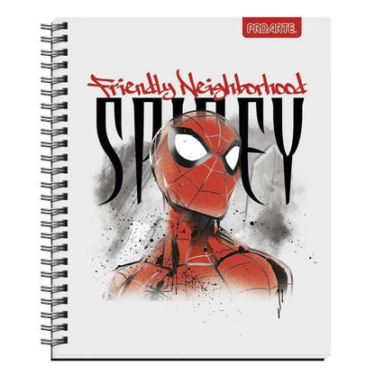 Pack 10 cuadernos Spiderman Metalizados Proarte 100H 7mm