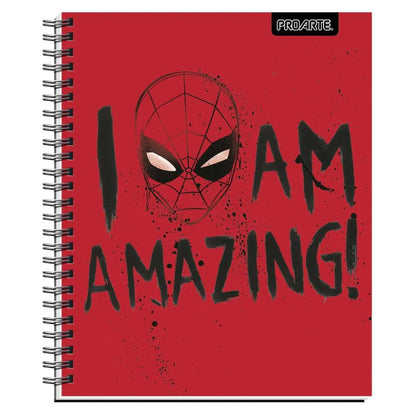 Pack 10 cuadernos Spiderman Metalizados Proarte 100H 7mm