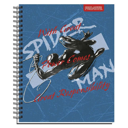 Pack 10 cuadernos Spiderman Metalizados Proarte 100H 7mm
