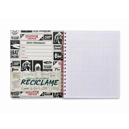 Pack 10 cuadernos Stranger Things Torre 100H 7mm