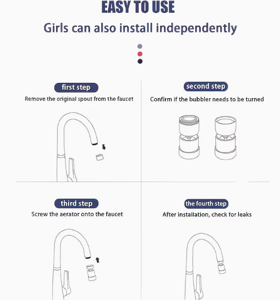 Grifo de agua con luz intermitente