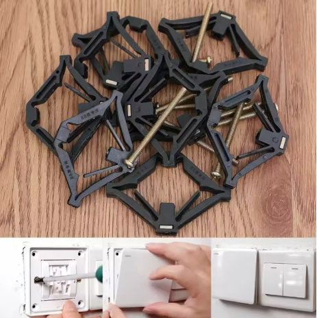 Reparador de casetes tipo 86, interruptor de caja oscura, cajas de enchufe antiguas, varilla de soporte fija de repuesto, restaurador, herramientas de reparación del hogar