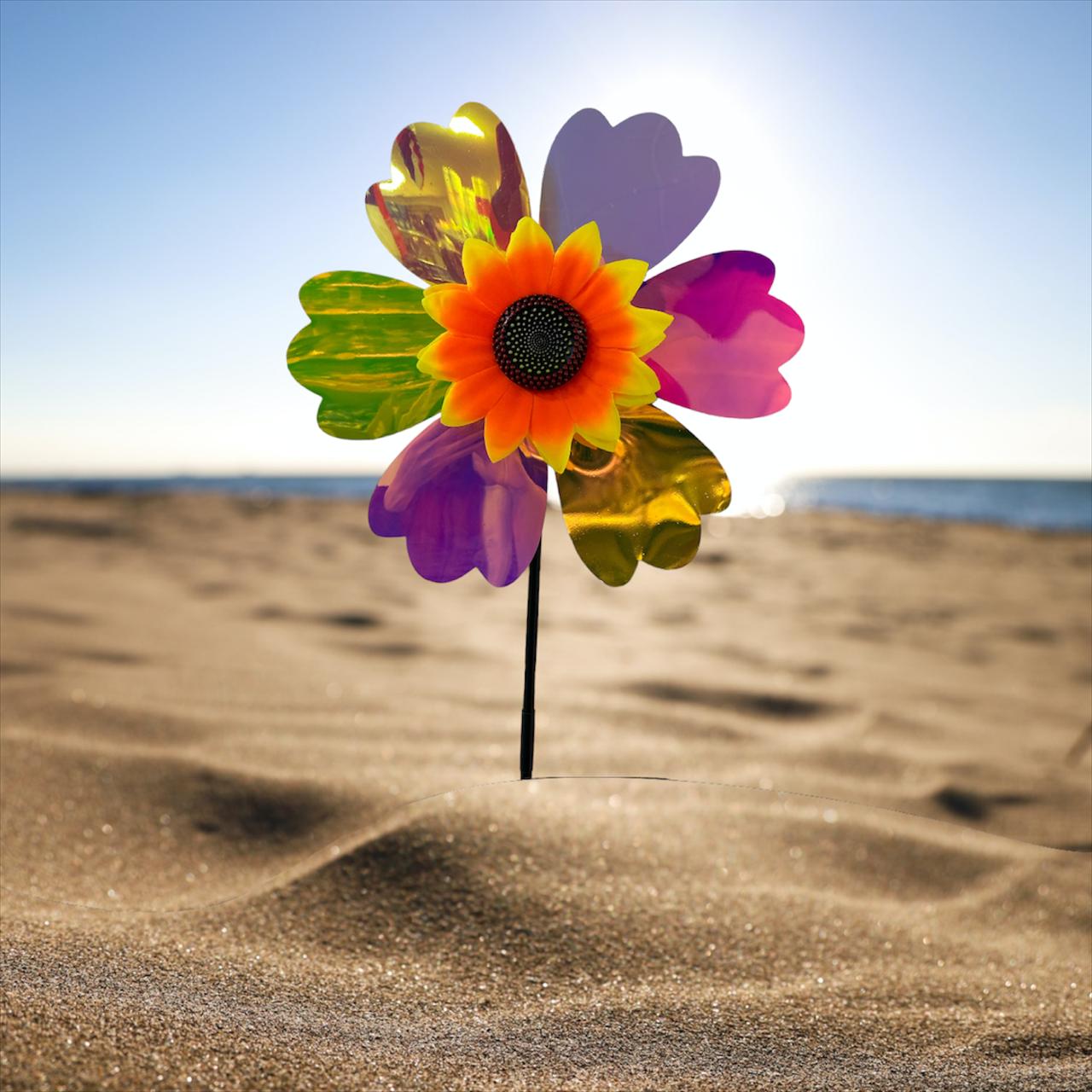 Girasol colorido de una sola capa fibra de vidrio