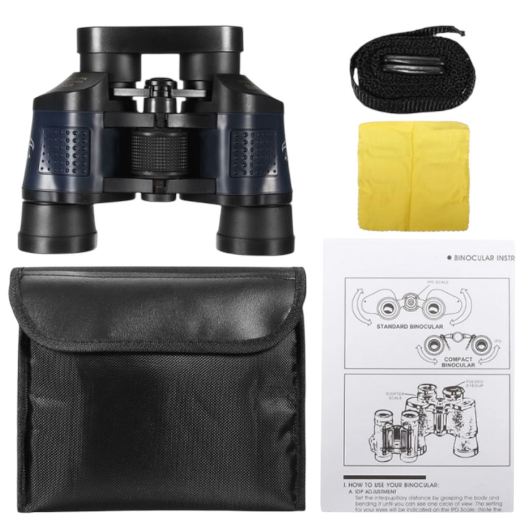 Binoculares Profesionales Lente 80x80 Hd + Estuche