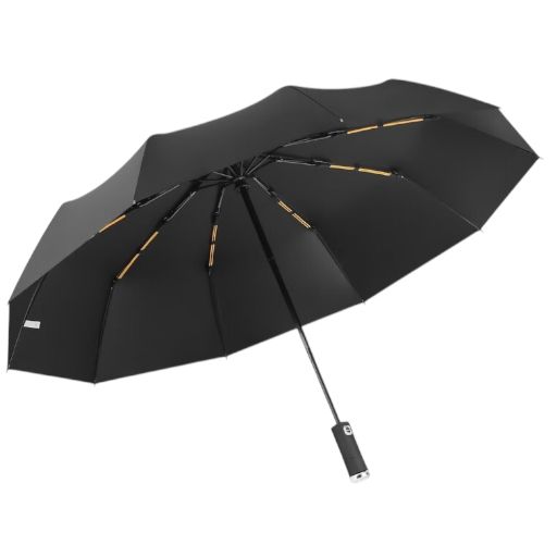 Paraguas Plegable Automático Uv Con Linterna