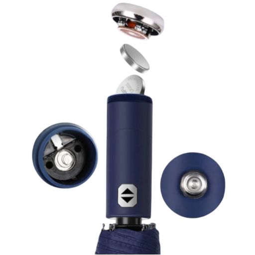 Paraguas Plegable Automático Uv Con Linterna
