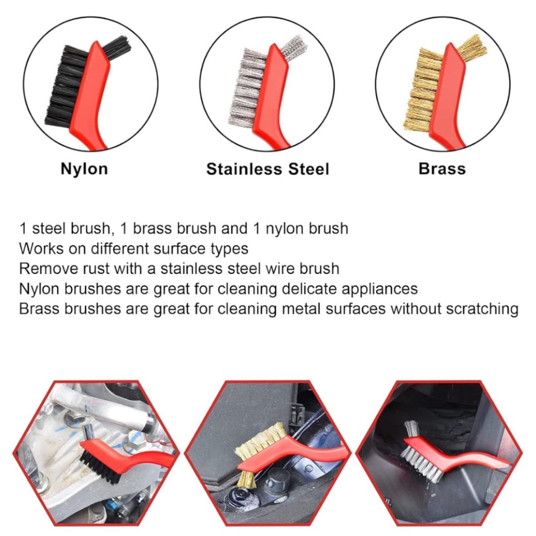 Kit 18 Piezas Limpieza De Auto Interior Y Exterior