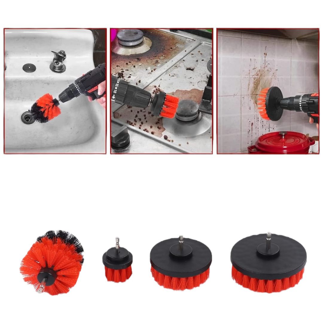 Kit 18 Piezas Limpieza De Auto Interior Y Exterior