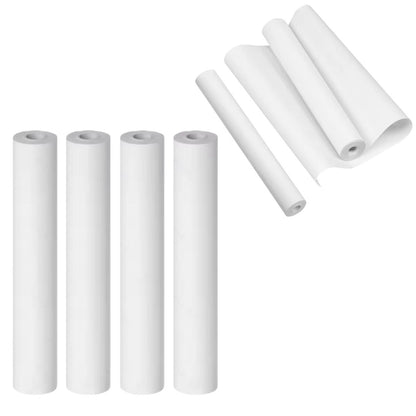 Pck 4 Rollos Térmicos A4 Papel Blanco Para Impresora Térmica