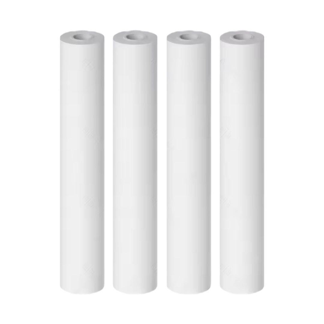 Pck 4 Rollos Térmicos A4 Papel Blanco Para Impresora Térmica