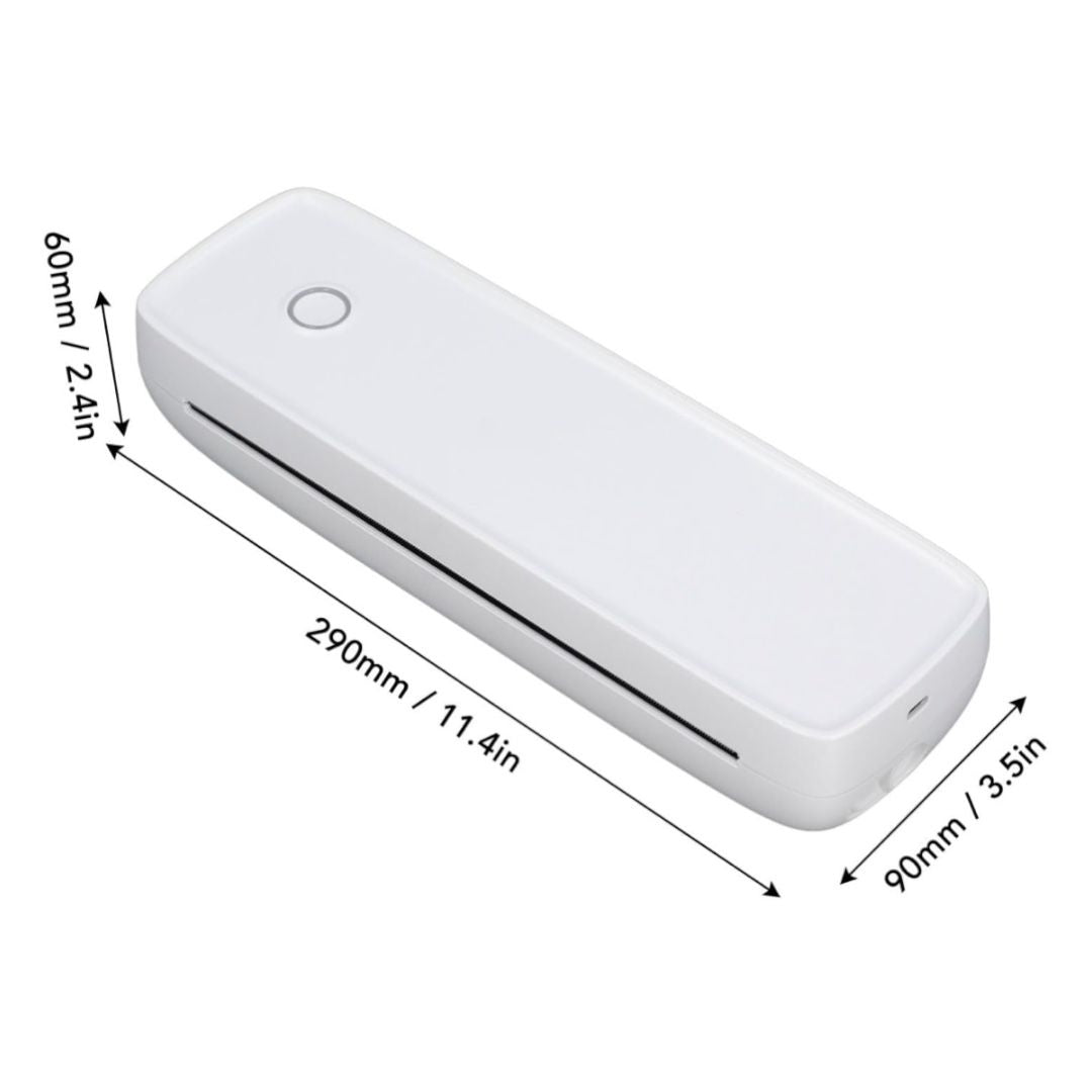 Impresora Termica A4 Portatil Bluetooth + Rollo Papel