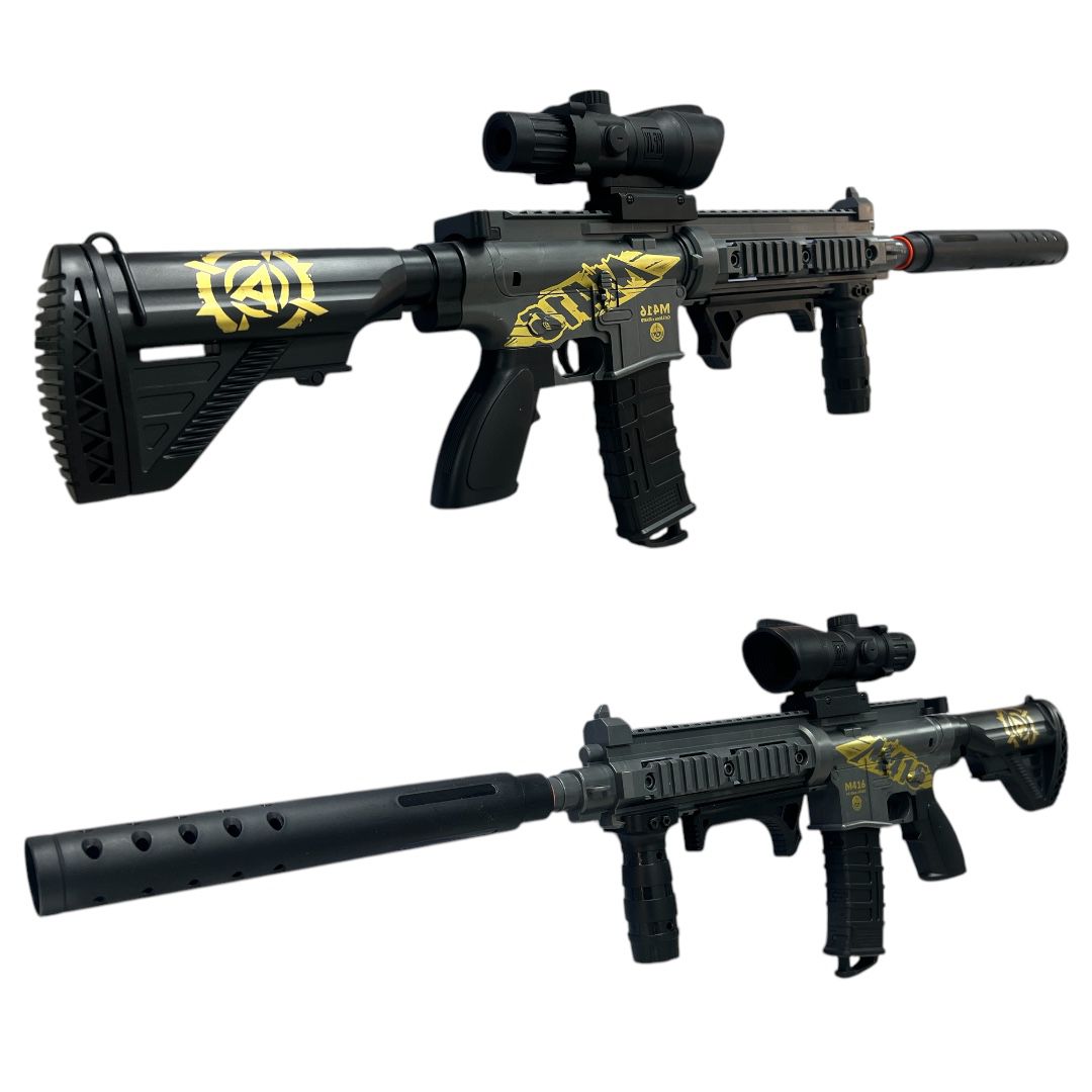 Juguete Fusil Lanza Dardos M416 Simuladora Con Casquillos - 323AB