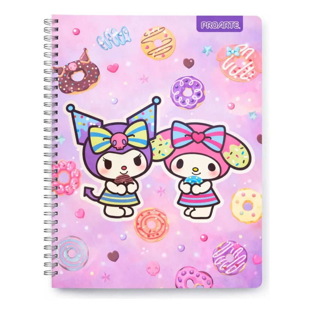 Pack 10 cuadernos Universitario Kuromi & My Melody