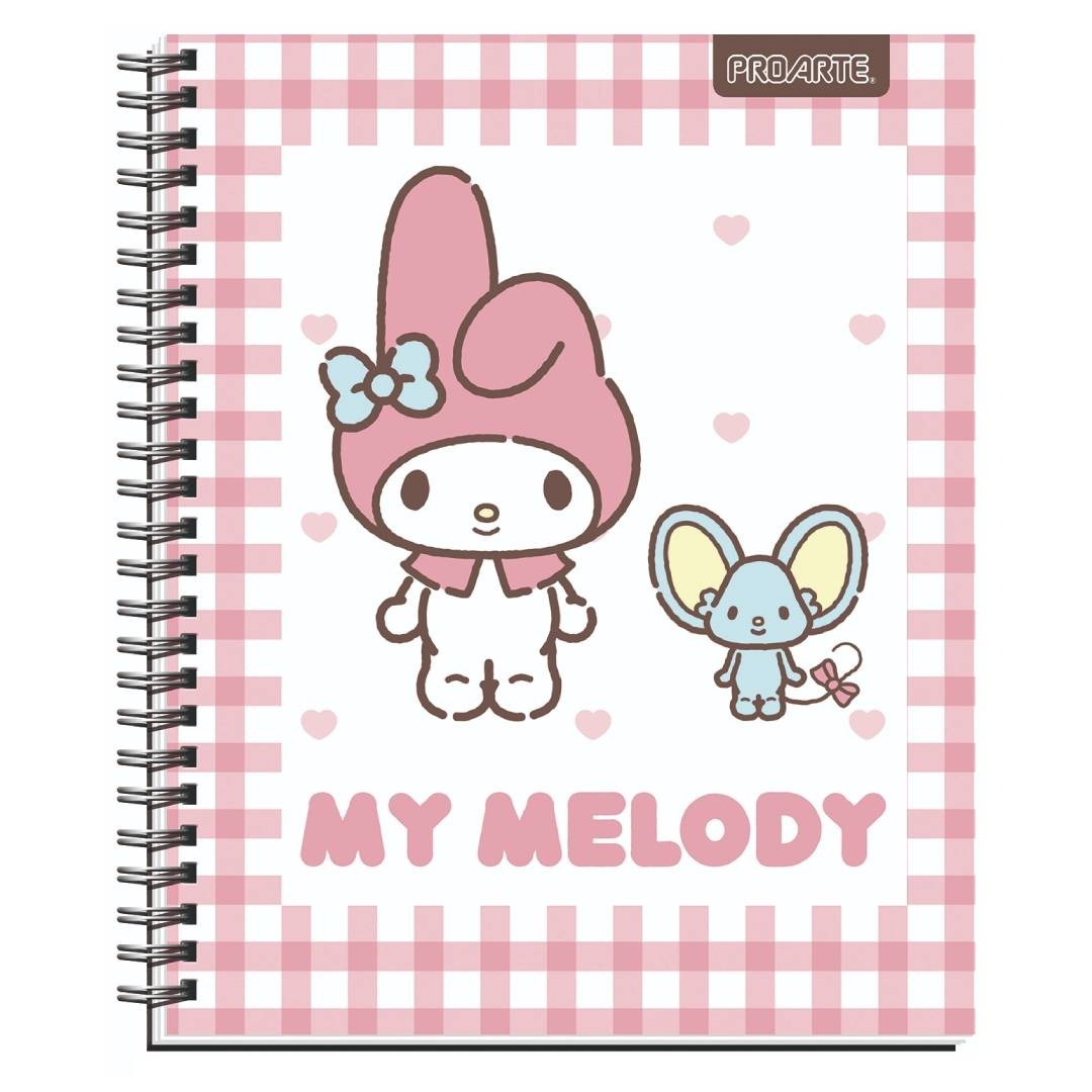 Pack 10 cuadernos My Melody Proarte 100H 7mm